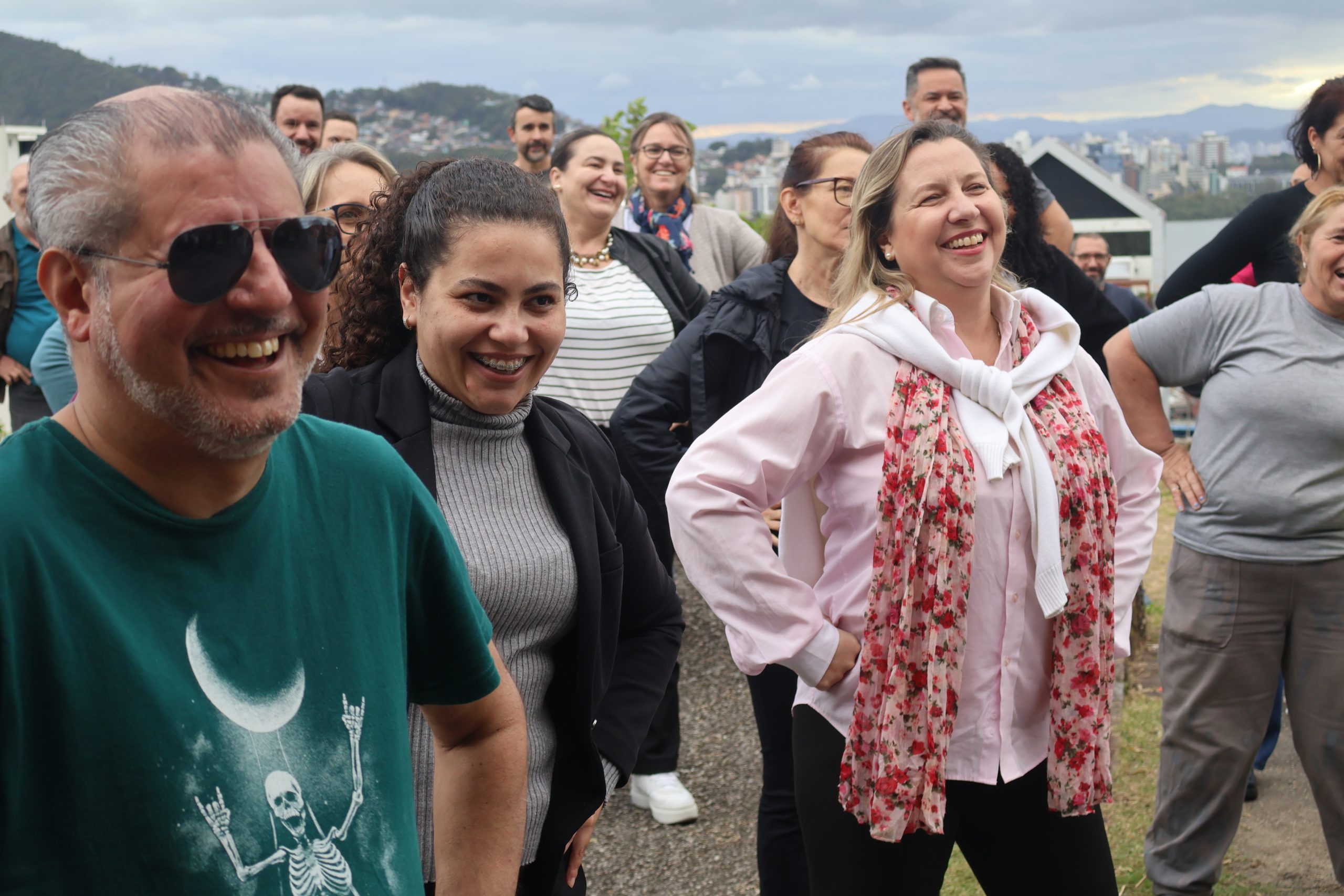 Equipe da Fapesc participa de ação alusiva ao Setembro Amarelo e aos Objetivos de Desenvolvimento Sustentável