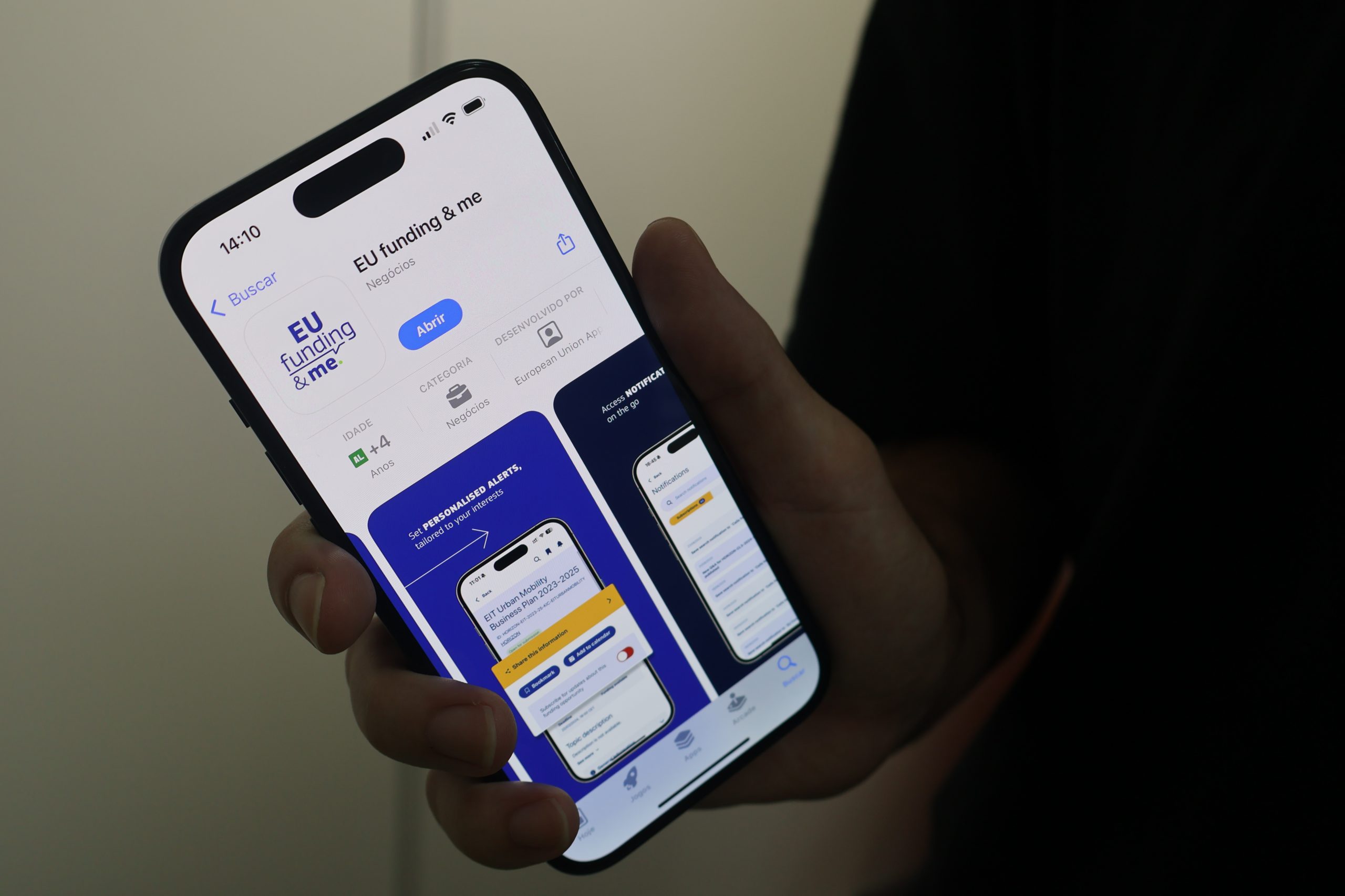 Expedição Santa Catarina e União Europeia: pesquisadores catarinenses podem acessar o aplicativo “EU Funding and Me” para se conectar a oportunidades e fomentos europeus.