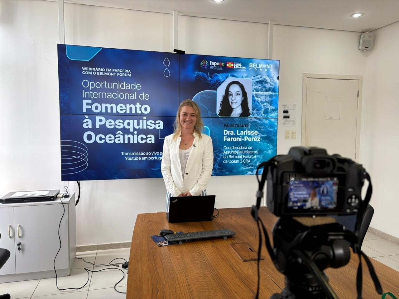 Webinário da Fapesc e Belmont Forum apresenta edital internacional voltado à ciência oceânica a pesquisadores catarinenses