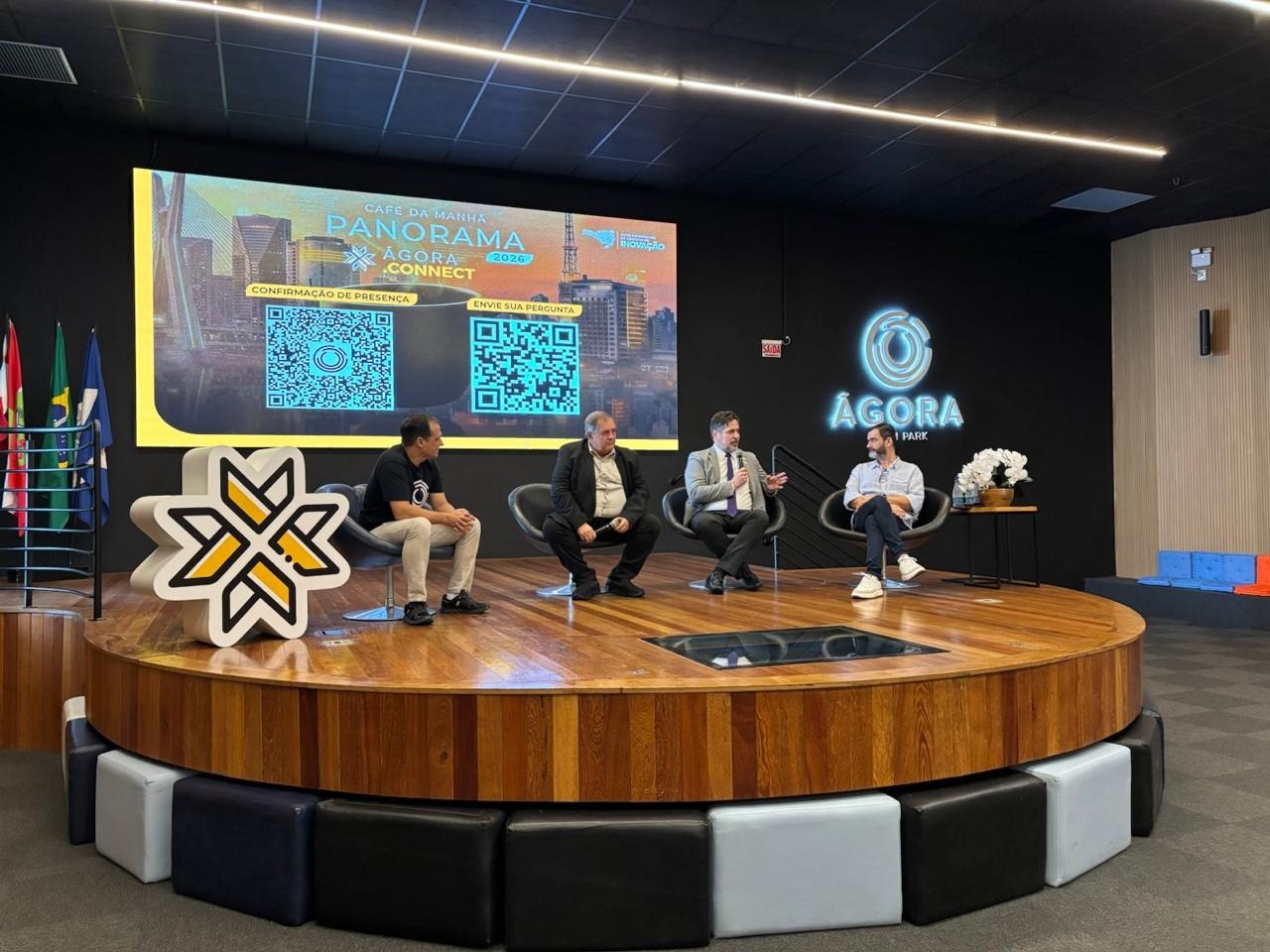 Fapesc debate importância da inovação aberta em evento no Ágora Tech Park, em Joinville