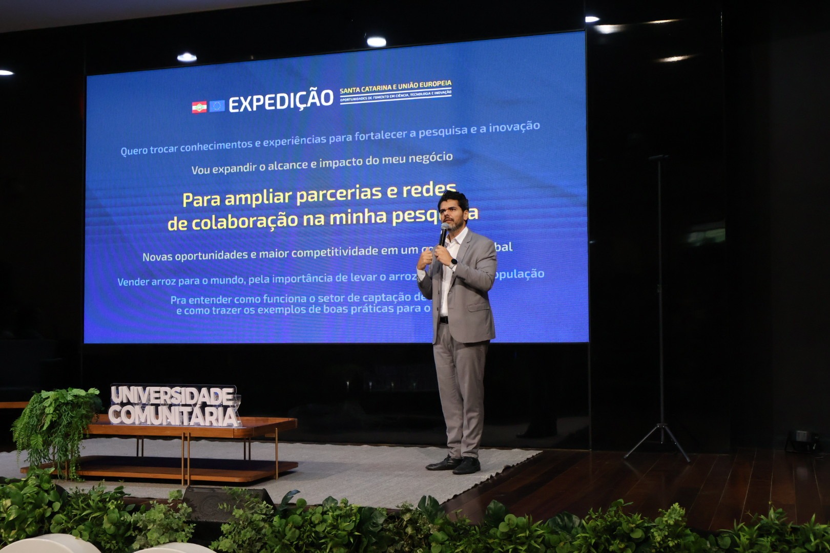 Últimos dias das inscrições para Expedição em Chapecó, evento da Fapesc que conecta Santa Catarina a oportunidades da União Europeia