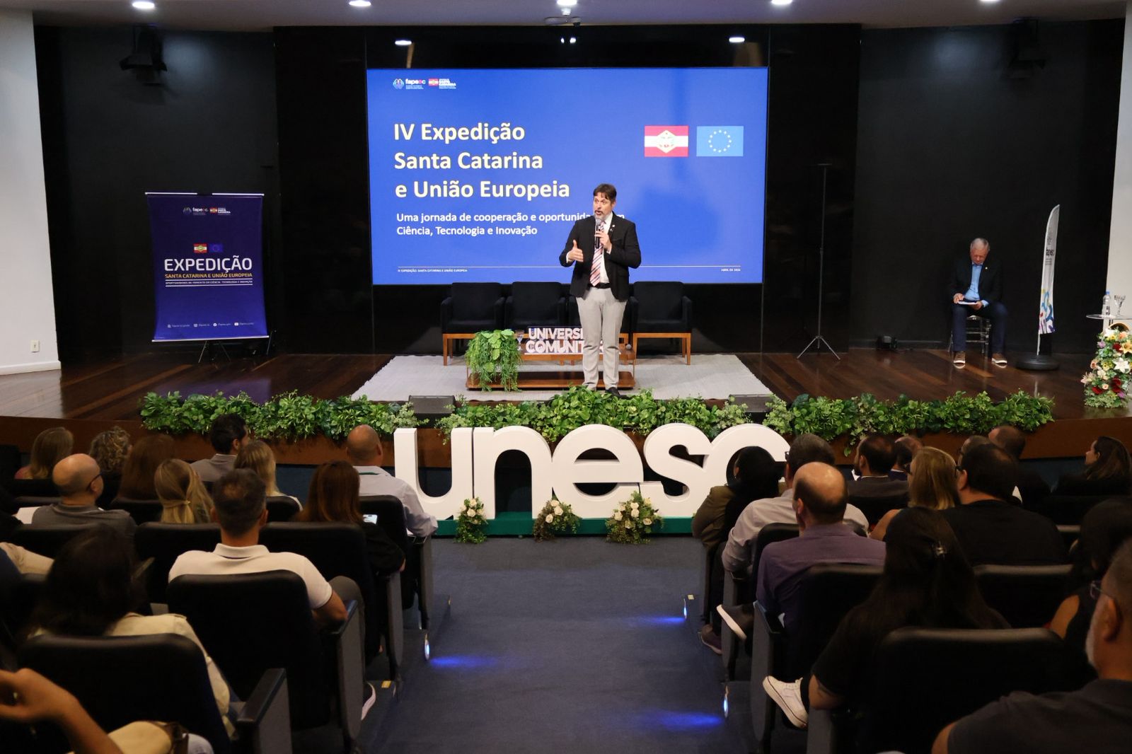 Em Criciúma e Blumenau, 4ª Expedição Santa Catarina e União Europeia apresenta oportunidades de fomento internacional para projetos de pesquisa e meios para conectar negócios com a Europa