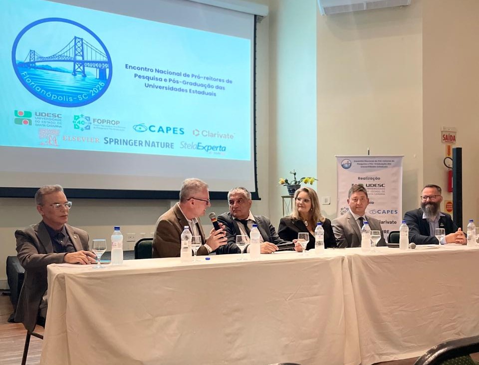 Fapesc participa do Encontro Nacional de Pró-reitorias de Pesquisa e Pós-Graduação das Universidades Estaduais