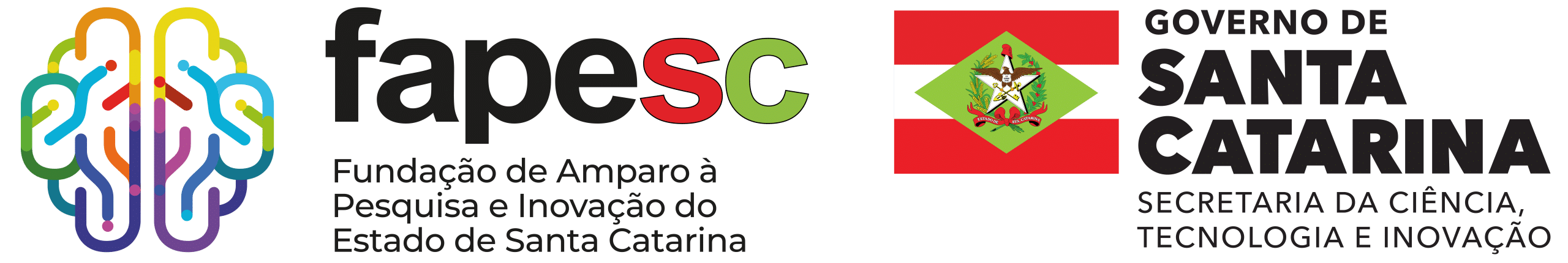 FAPESC e Governo de Santa Catarina – Secretaria da Ciência, Tecnologia e Inovação